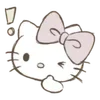 Стикер 5 😘 kitty cute ✨