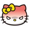 Эмодзи Hello kitty для Telegram — скачать