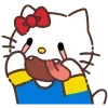 🤩 Эмодзи «hello kitty» для Telegram