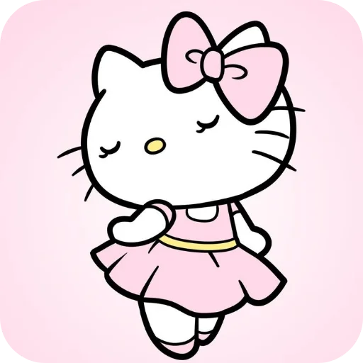 🐱 Стикер «Hello Kitty» для Telegram