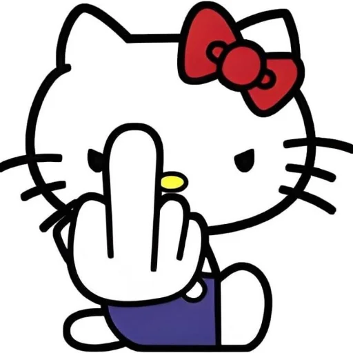 😠 Стикер «Hello Kitty» для Telegram