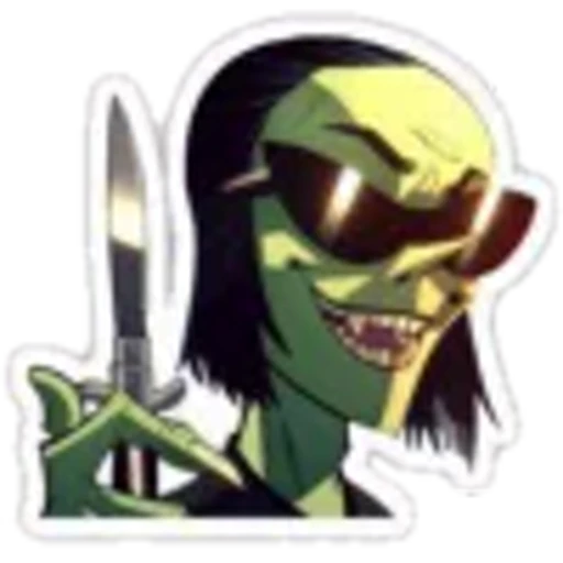 💚 Эмодзи «Gorillaz» для Telegram