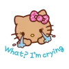😭 Эмодзи «Gyaru Hello Kitty» для Telegram