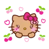 🍒 Эмодзи «Gyaru Hello Kitty» для Telegram