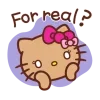 😱 Эмодзи «Gyaru Hello Kitty» для Telegram