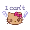 🌀 Эмодзи «Gyaru Hello Kitty» для Telegram
