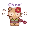 😣 Эмодзи «Gyaru Hello Kitty» для Telegram