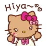 Стикерпак Gyaru Hello Kitty для Telegram
