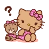 ❔ Эмодзи «Gyaru Hello Kitty» для Telegram