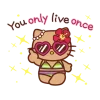 😎 Эмодзи «Gyaru Hello Kitty» для Telegram