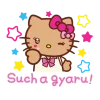 😘 Эмодзи «Gyaru Hello Kitty» для Telegram