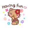 😉 Эмодзи «Gyaru Hello Kitty» для Telegram