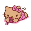 📱 Эмодзи «Gyaru Hello Kitty» для Telegram