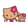😒 Эмодзи «Gyaru Hello Kitty» для Telegram