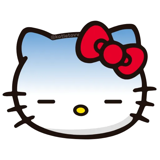 😨 Стикер «Hello Kitty» для Telegram