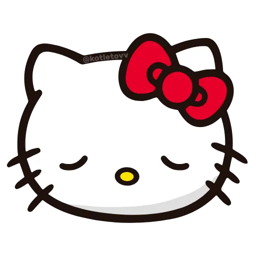 😞 Стикер «Hello Kitty» для Telegram