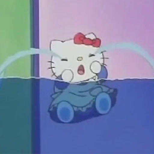 😭 Стикер «Hello kitty pank» для Telegram