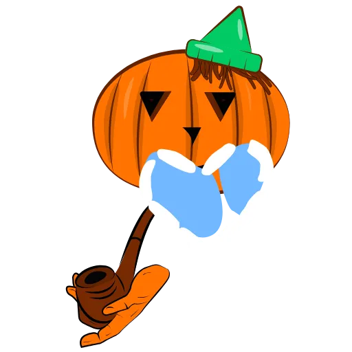 🚬 Стикер «Helloween» для Telegram