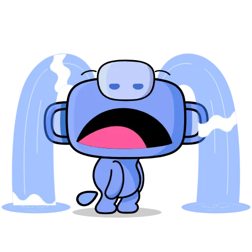 😭 Стикер «Wumpus Beyond (Hello Wumpus)» для Telegram