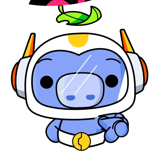 🆗 Стикер «Wumpus Beyond (Hello Wumpus)» для Telegram