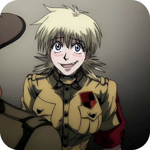 😉 Стикер «Hellsing» для Telegram