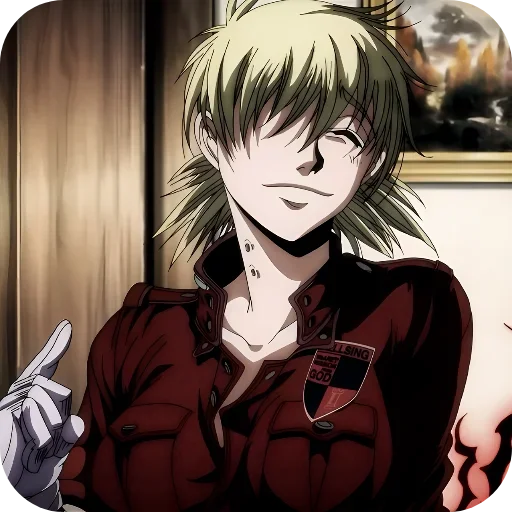 😉 Стикер «Hellsing» для Telegram