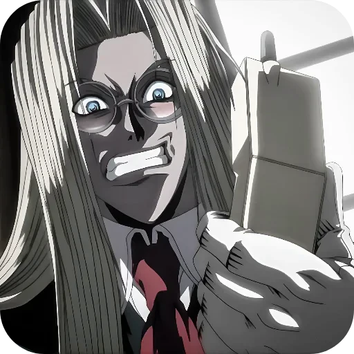 😠 Стикер «Hellsing» для Telegram