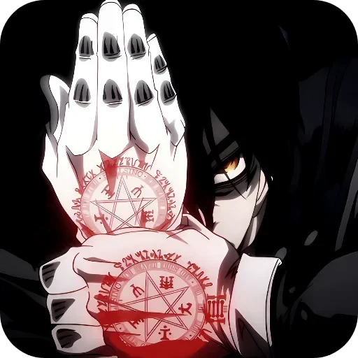 👿 Стикер «Hellsing» для Telegram