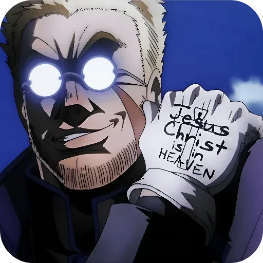 😉 Стикер «Hellsing» для Telegram