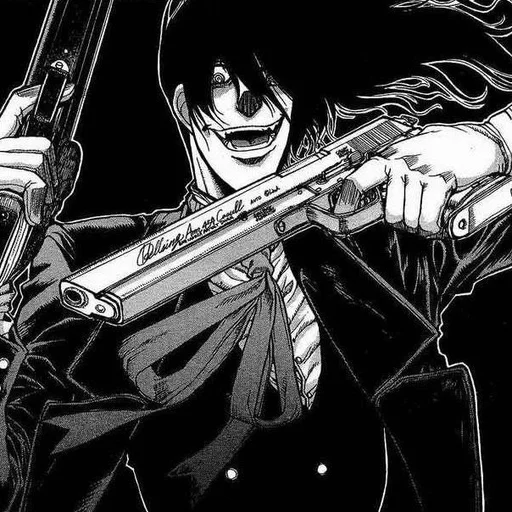 🔫 Стикер «Hellsing Ultimate» для Telegram