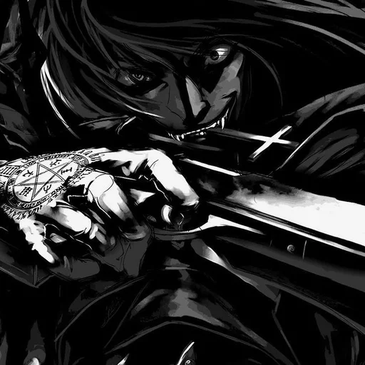 🖤 Стикер «Hellsing Ultimate» для Telegram