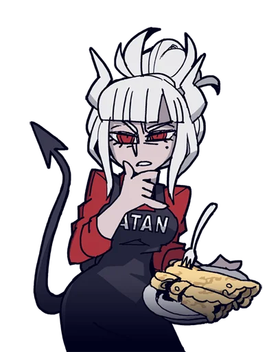🤔 Стикер «Helltaker» для Telegram