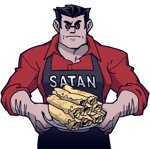 🥞 Стикер «Helltaker» для Telegram