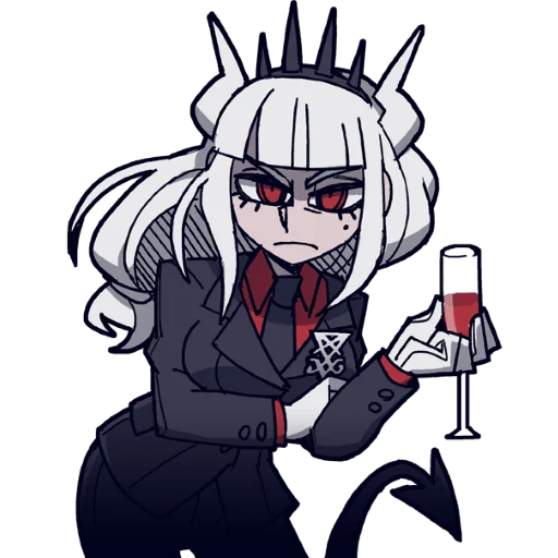 😠 Стикер «Helltaker pancake ed.» для Telegram
