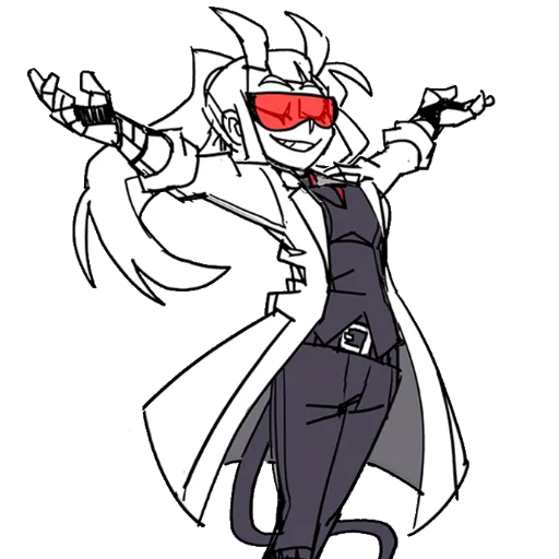 😎 Стикер «Helltaker pancake ed.» для Telegram