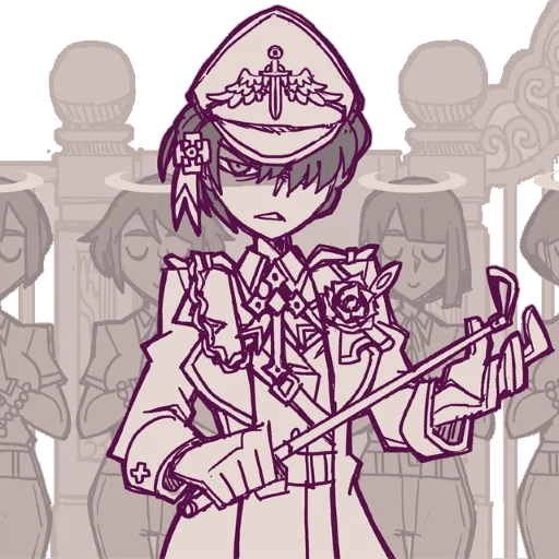 😕 Стикер «Helltaker pancake ed.» для Telegram