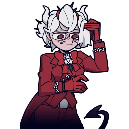 😰 Стикер «Helltaker pancake ed.» для Telegram
