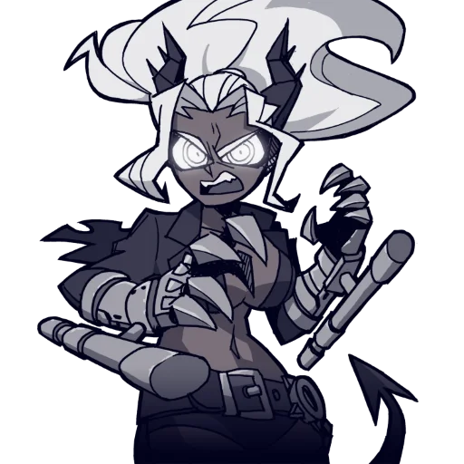😧 Стикер «Helltaker pancake ed.» для Telegram