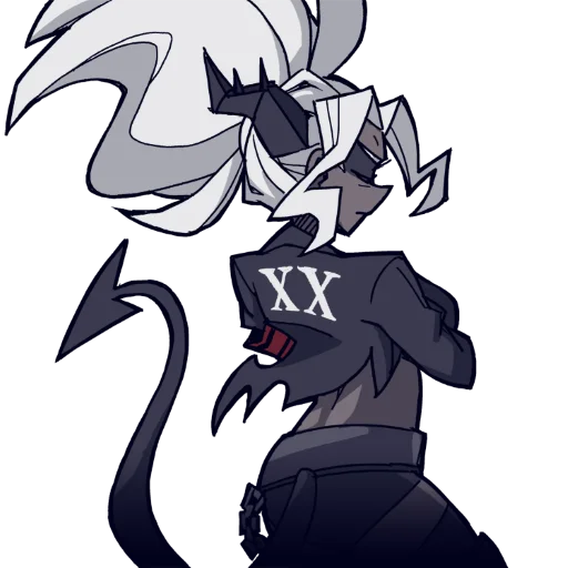 👿 Стикер «Helltaker pancake ed.» для Telegram