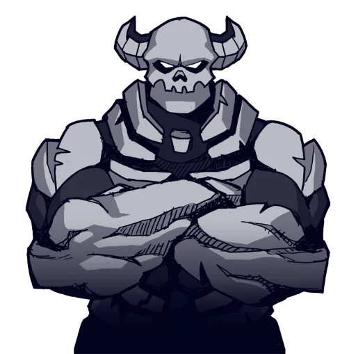💀 Стикер «Helltaker pancake ed.» для Telegram