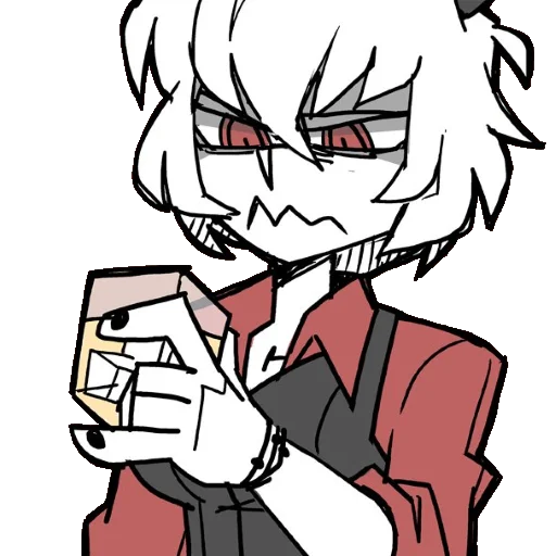 😒 Стикер «Helltaker pancake ed.» для Telegram