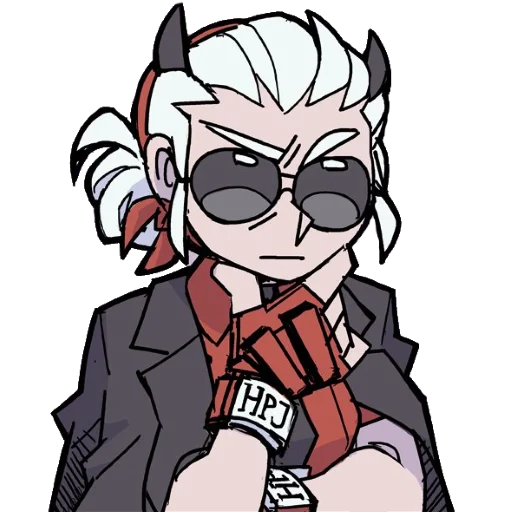 🤨 Стикер «Helltaker pancake ed.» для Telegram