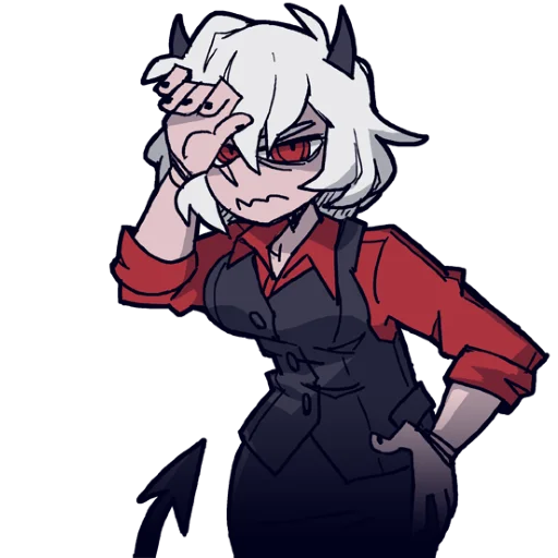 😒 Стикер «Helltaker pancake ed.» для Telegram