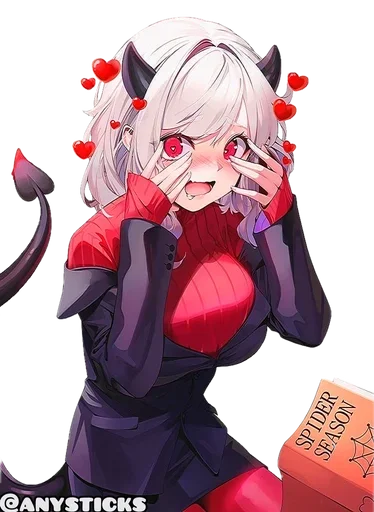 😍 Стикер «I Love Helltaker» для Telegram