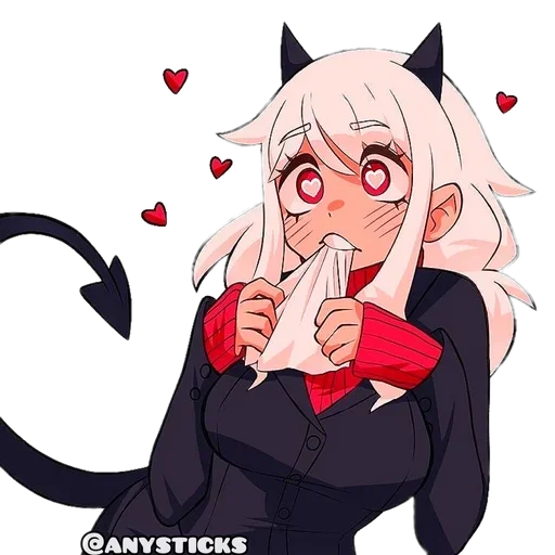 ❤️ Стикер «I Love Helltaker» для Telegram