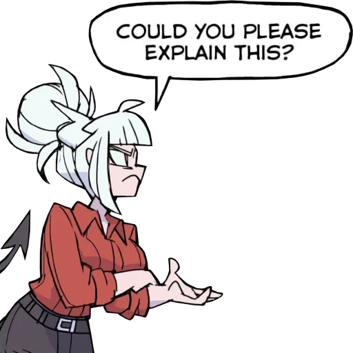 ❓ Стикер «Helltaker Comics» для Telegram