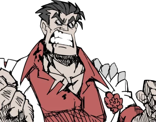 😠 Стикер «Helltaker Comics» для Telegram