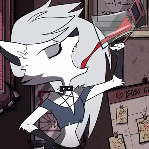 🫐 Стикер «hell boss» для Telegram