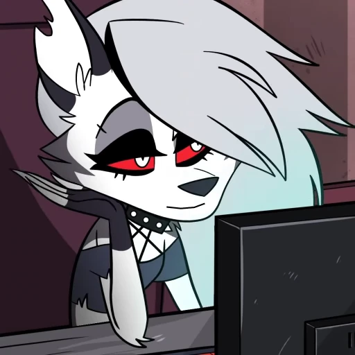 😒 Стикер «Helluva Boss Loona» для Telegram
