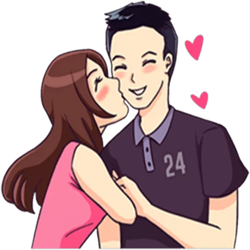 💋 Стикер «He Loves Her» для Telegram